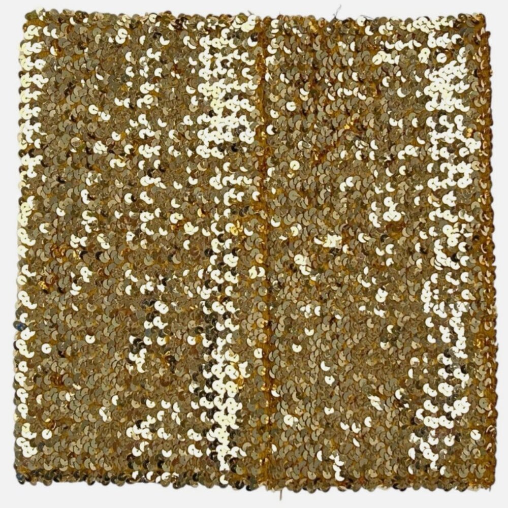 1970s gold disco sequin crop top